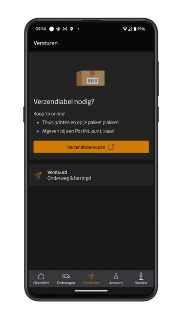 postnl app downloaden.